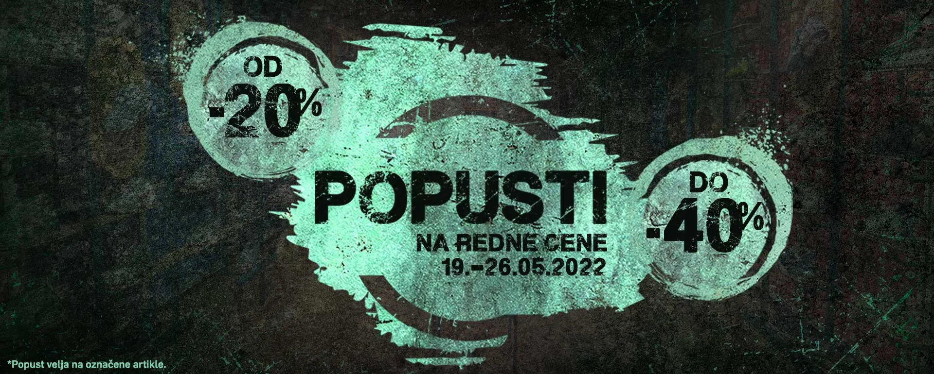 Pomladni popusti od 20 do 40
