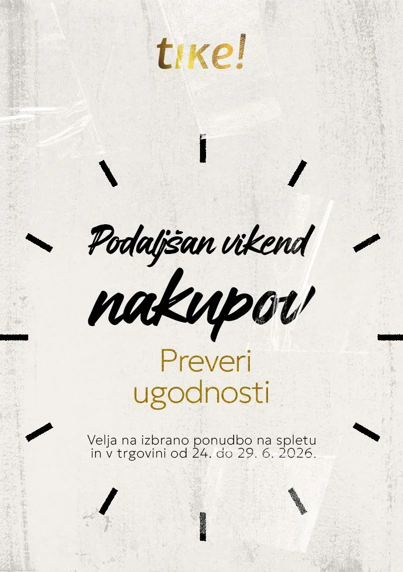 Podaljšan vikend nakupov