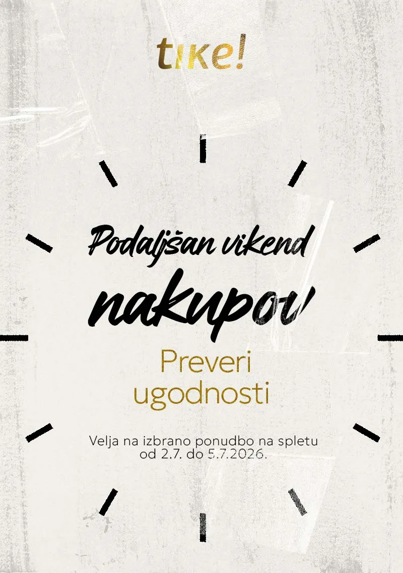 Podaljšan vikend nakupov
