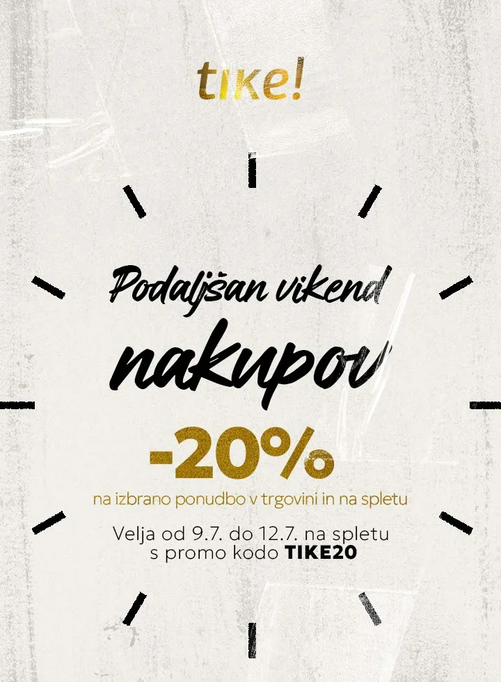 Podaljšan vikend nakupov