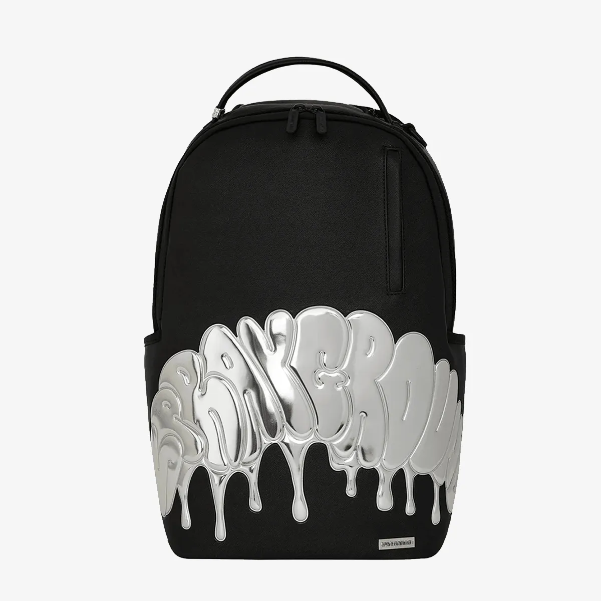METALLIC DRIP SHARK BUBBLE LETTERS HANDB 
