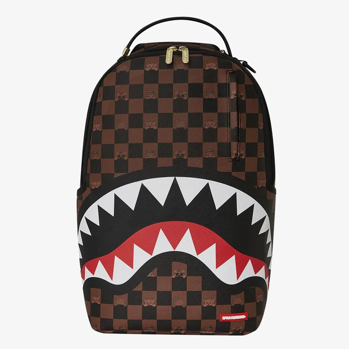 PEEKING CHARACTER CHECK BACKPACK 