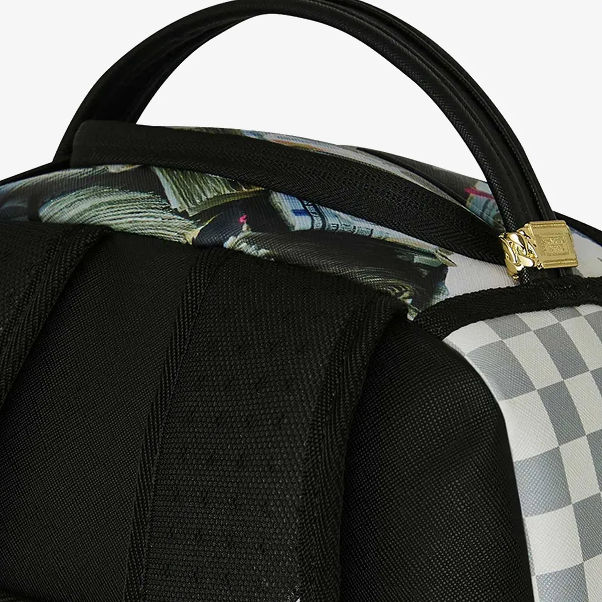 CREAM CHECK FULL OF CASH BACKPACK 