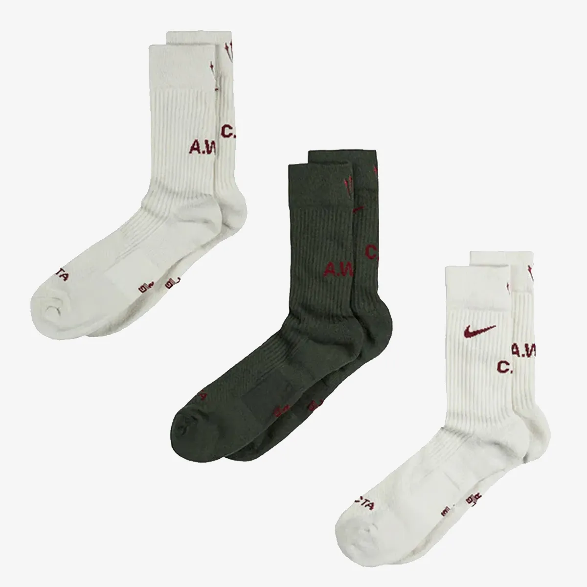 U SNKR SOX CREW 3PR - 160 NOCTA 