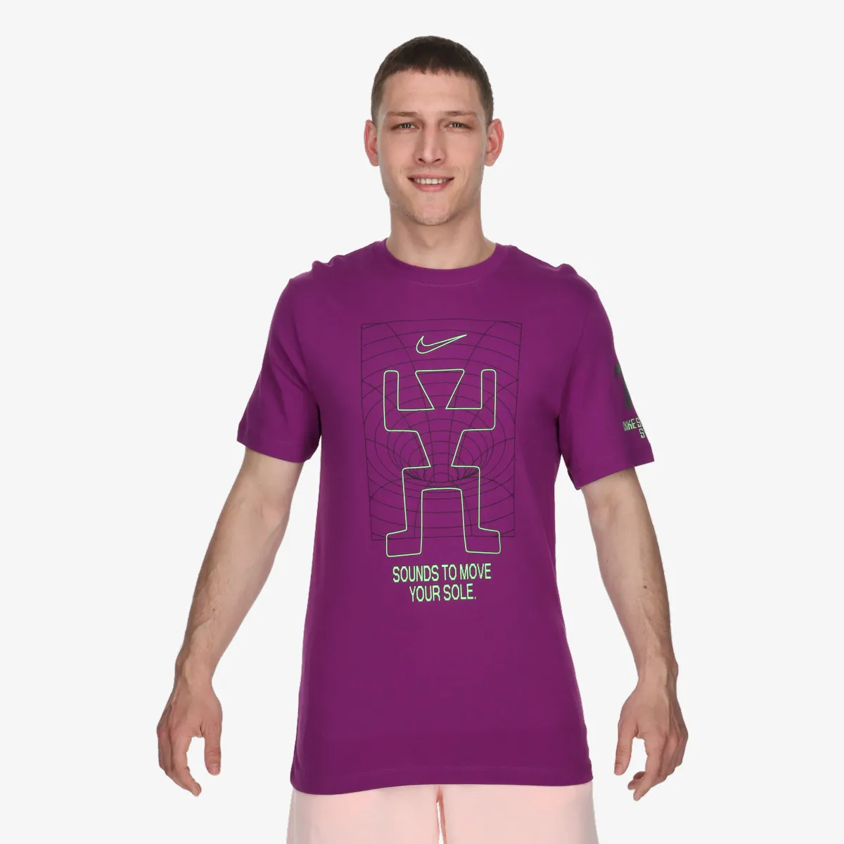 M NSW TEE TREND IRIDESCENT HBR 