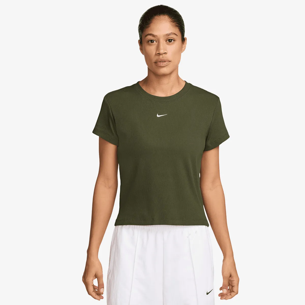 W NSW RIB  TGHT SS TEE 