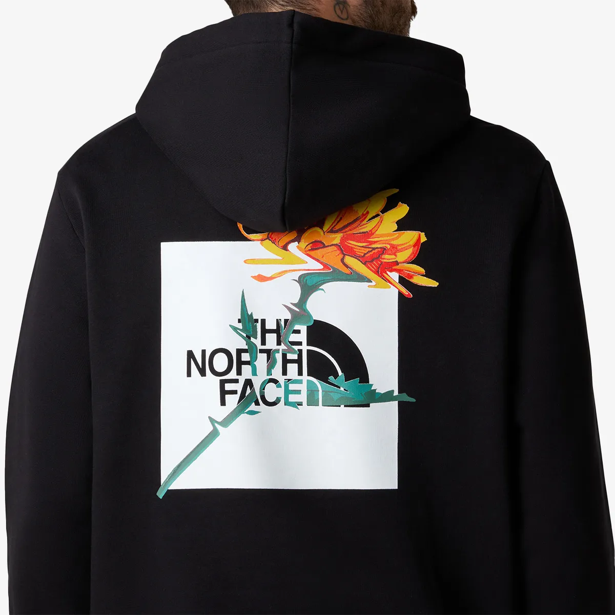 M ALPINE FLOWER HOODED