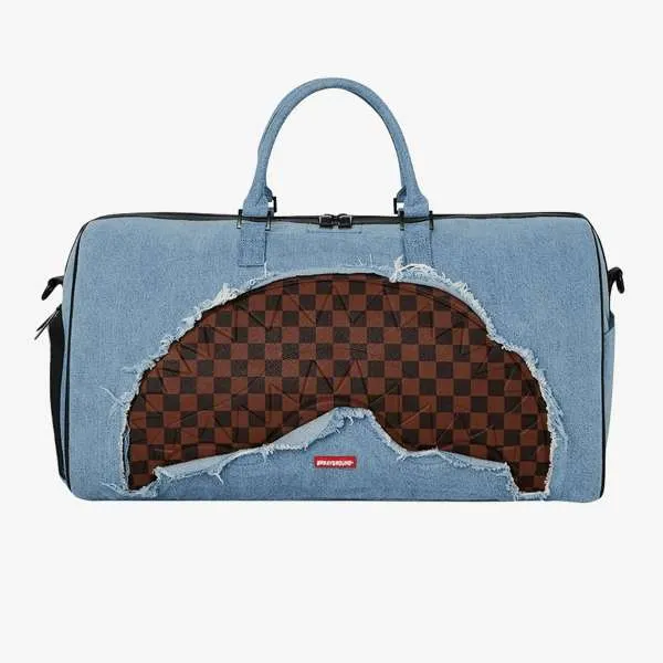 DENIM SHARK DUFFLE