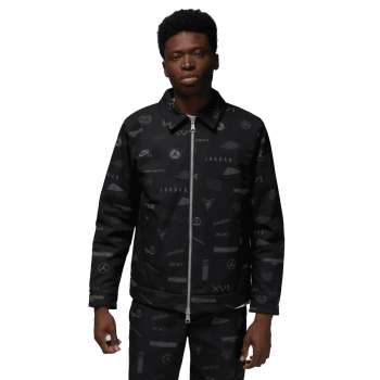 M J FLT HRTG AOP OW JKT 