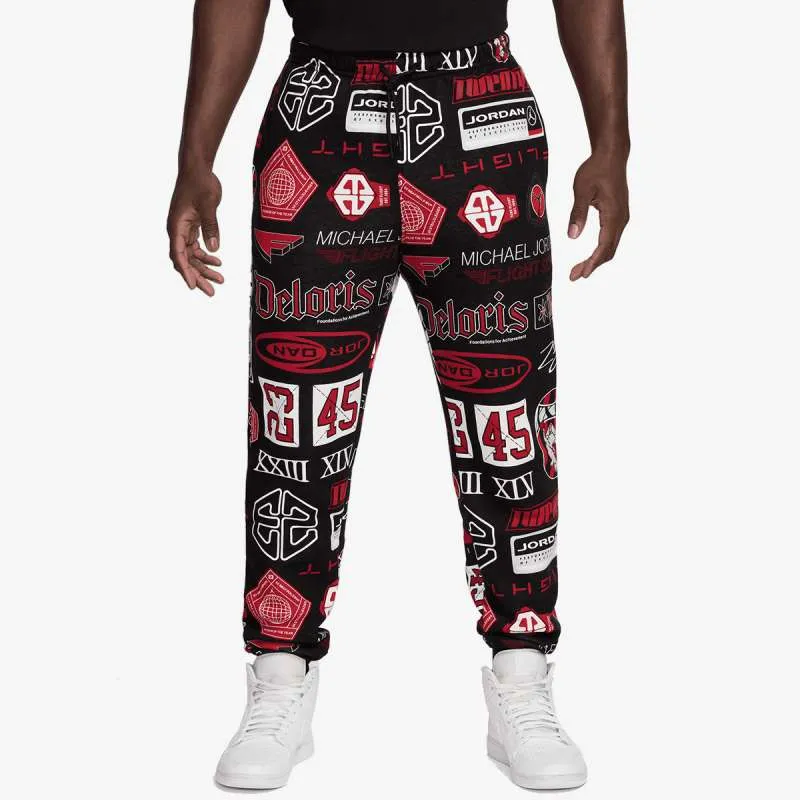 M J ESS AOP FLC PANT 