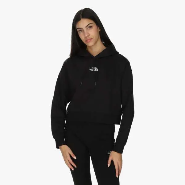 W ESSENTIAL CROP HOODIE 