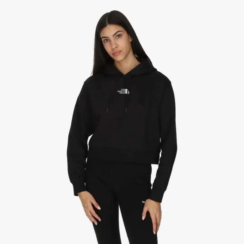 W ESSENTIAL CROP HOODIE 