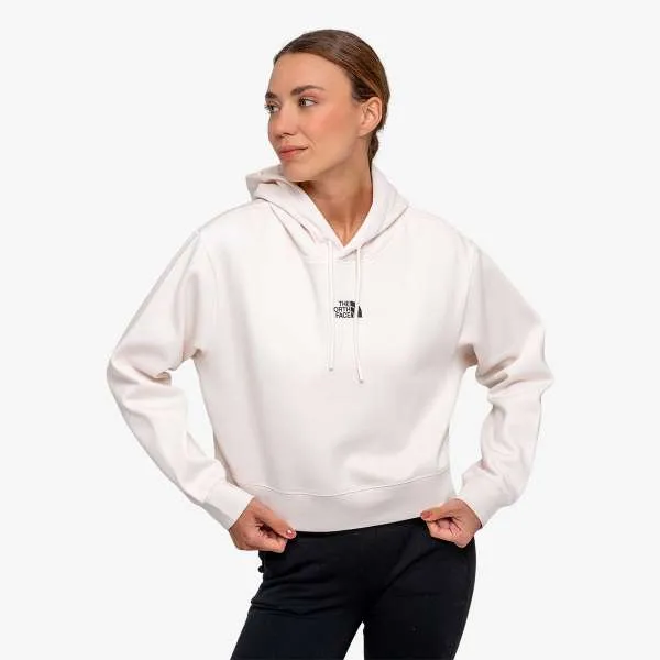 W ESSENTIAL CROP HOODIE 